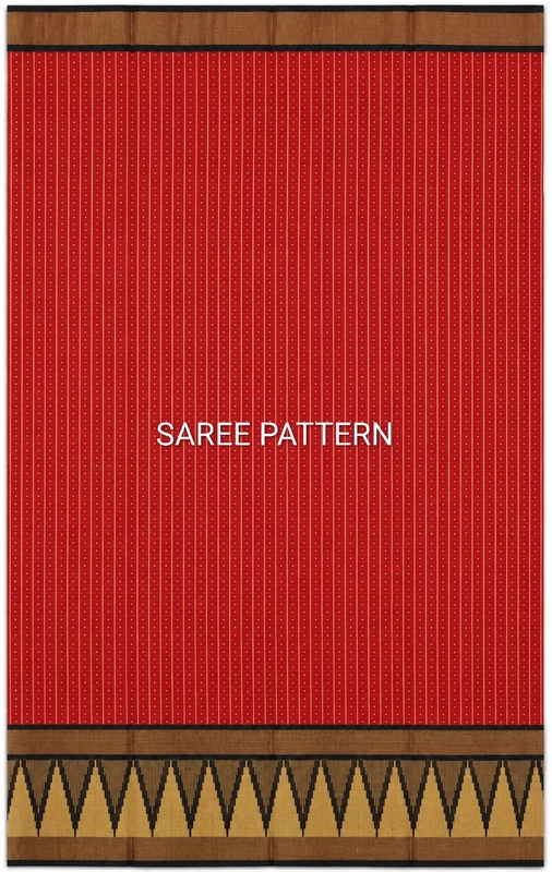 Red Raw silk saree