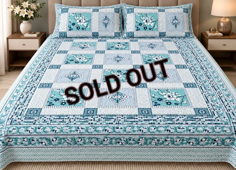 Double bedsheet jaipur cotton