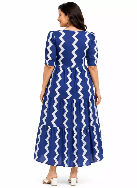 Blue cotton frock