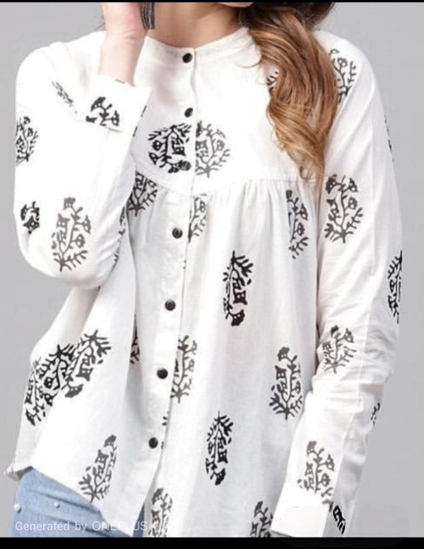 White frock short kurti