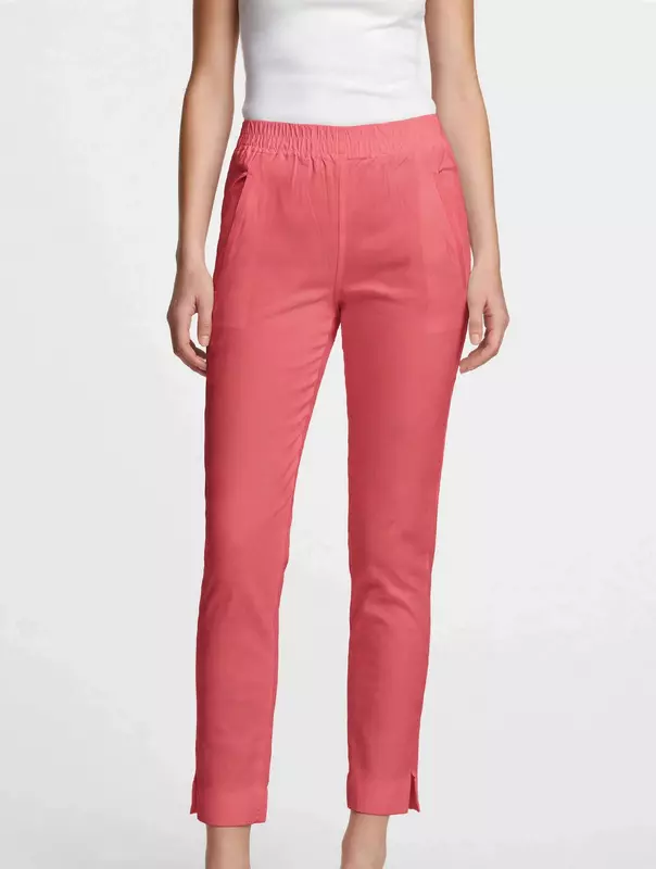 Peach pink pencil pant
