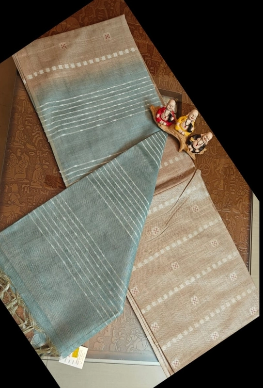 Coffee brown Baswada silk saree