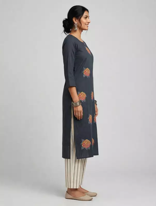 Grey cotton co-ord set