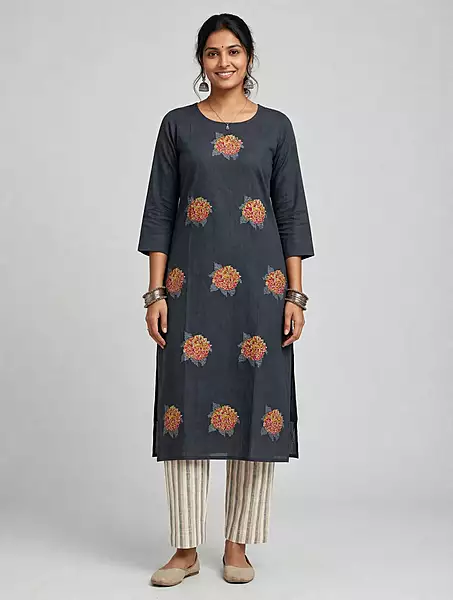 Grey cotton co-ord set
