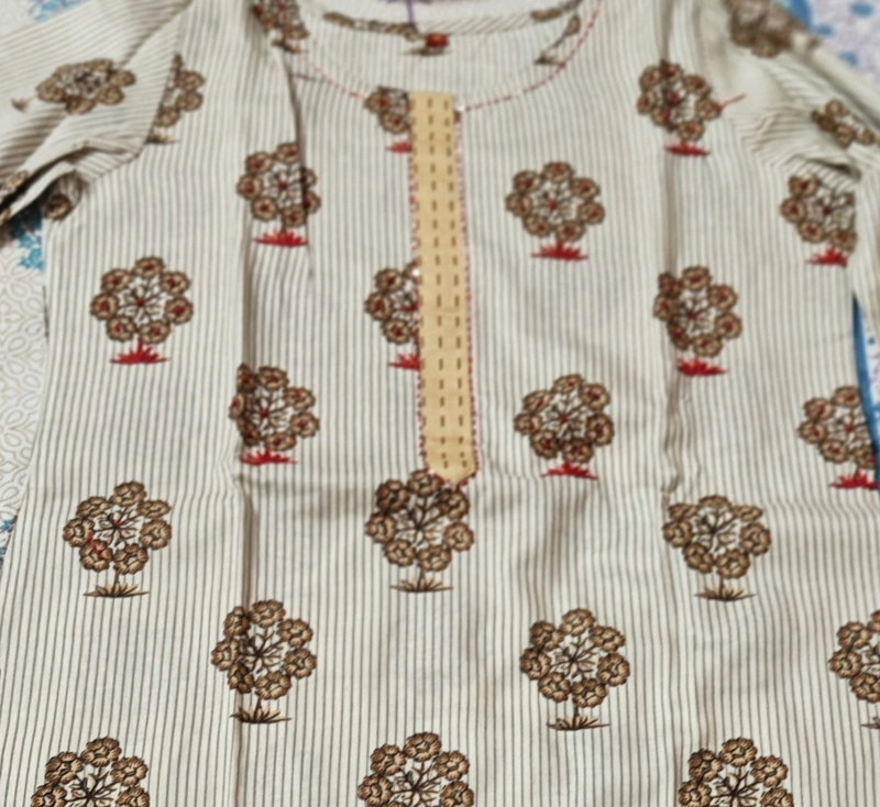 Beige cotton co-ord set