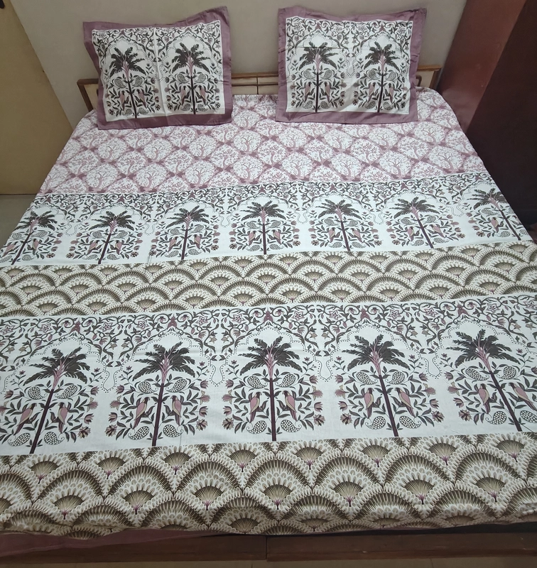 Sanganeri Print Bedsheet
